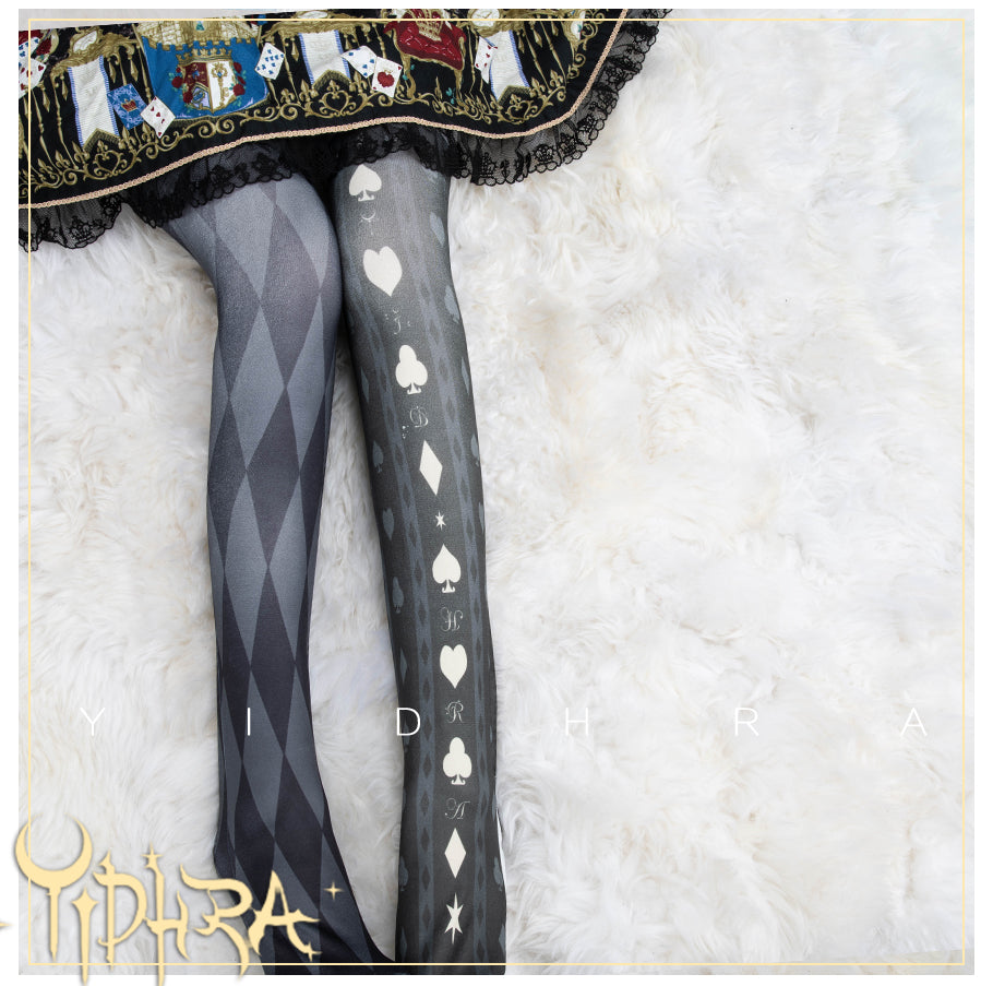 Midnight Circus - Argyle Printed Lolita Tights - image 9