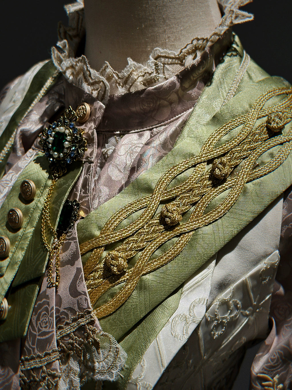 Narsesus - Ouji Lolita Tailcoat, Shirt, Pants, Cape and Accessories - image 12