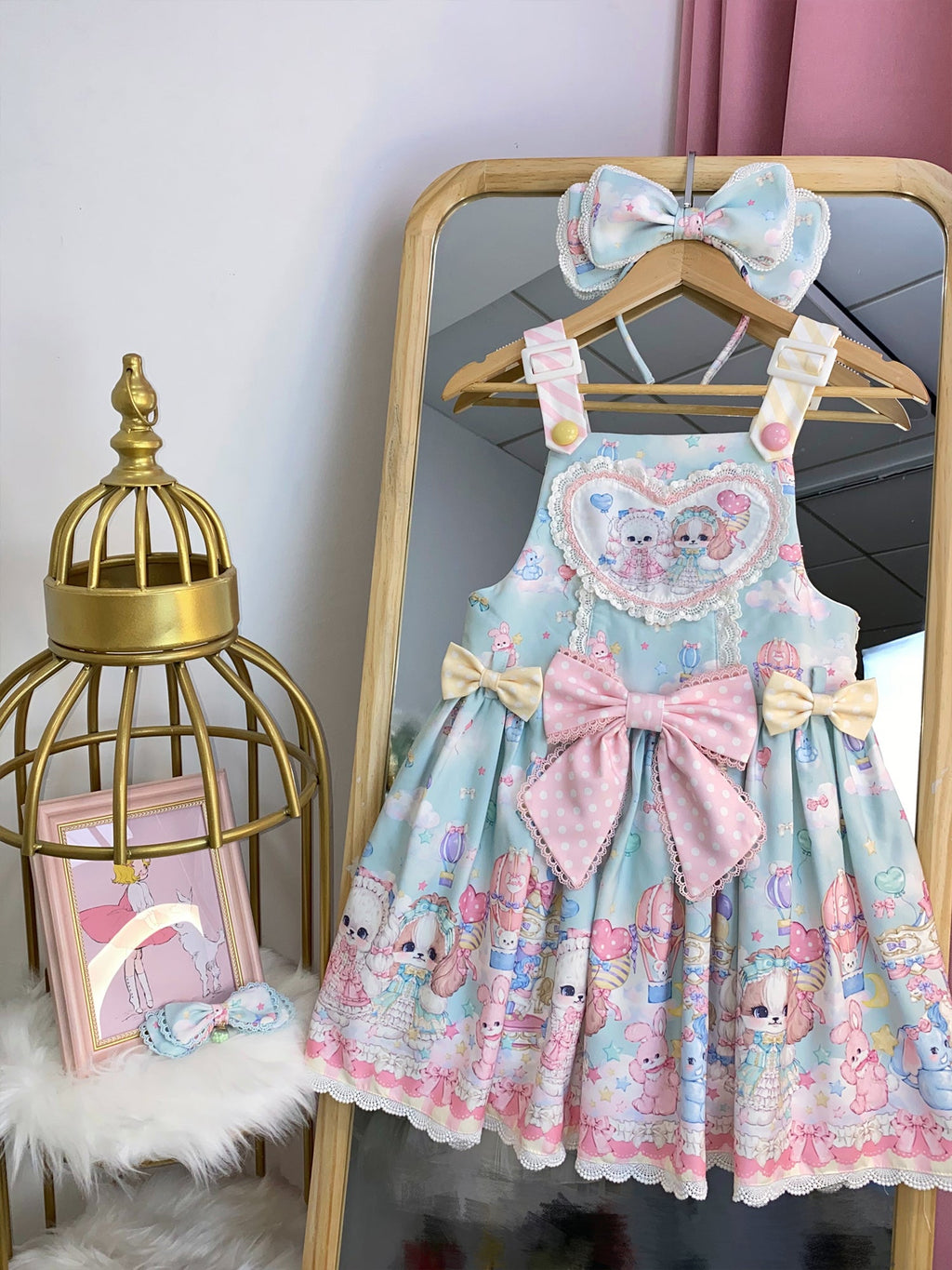 Puppy Parks - Sweet Lolita Kawaii Puppy Lolita Salopette - image 25