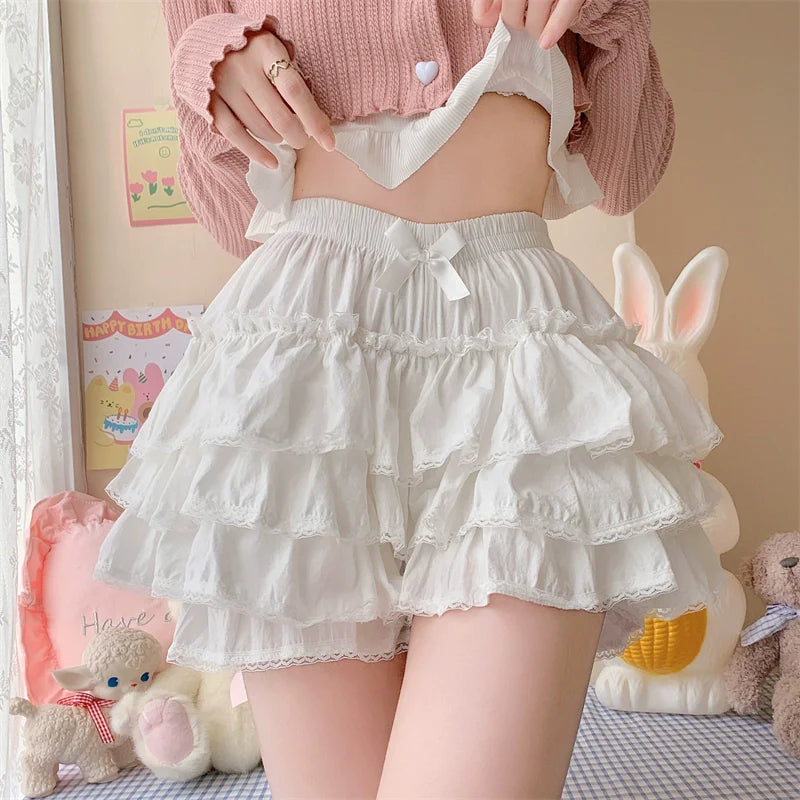 Cotton Lolita Bloomer, Loose Ruffled Hem - image 6
