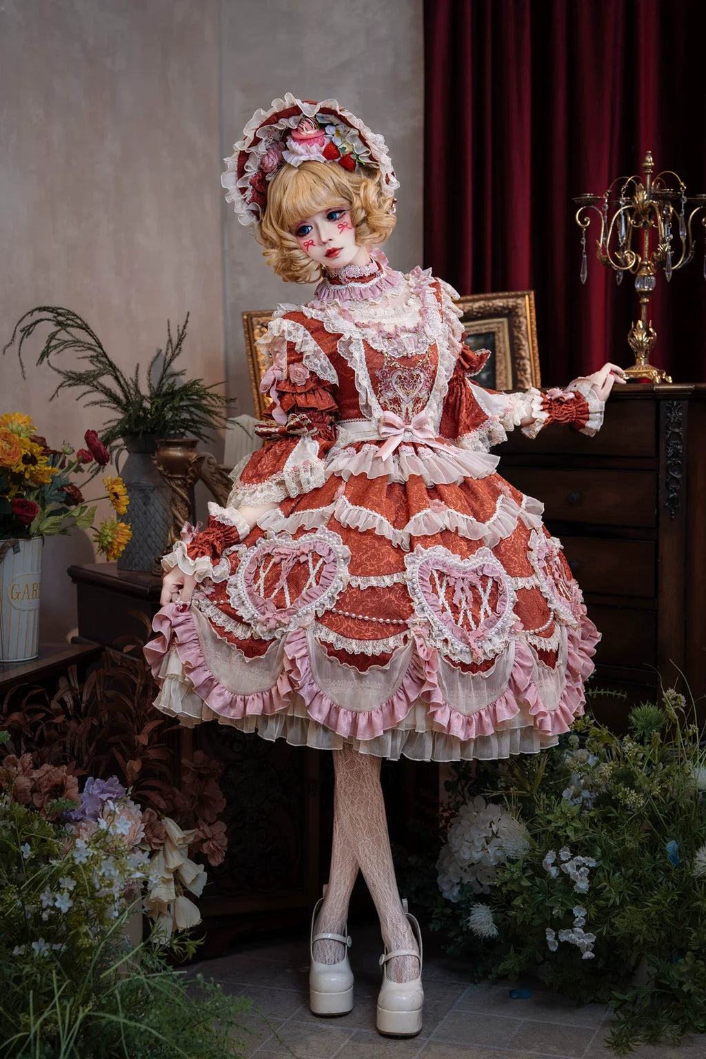 Antique Cake - Vintage Lolita Accessories, Flower Accent - image 28