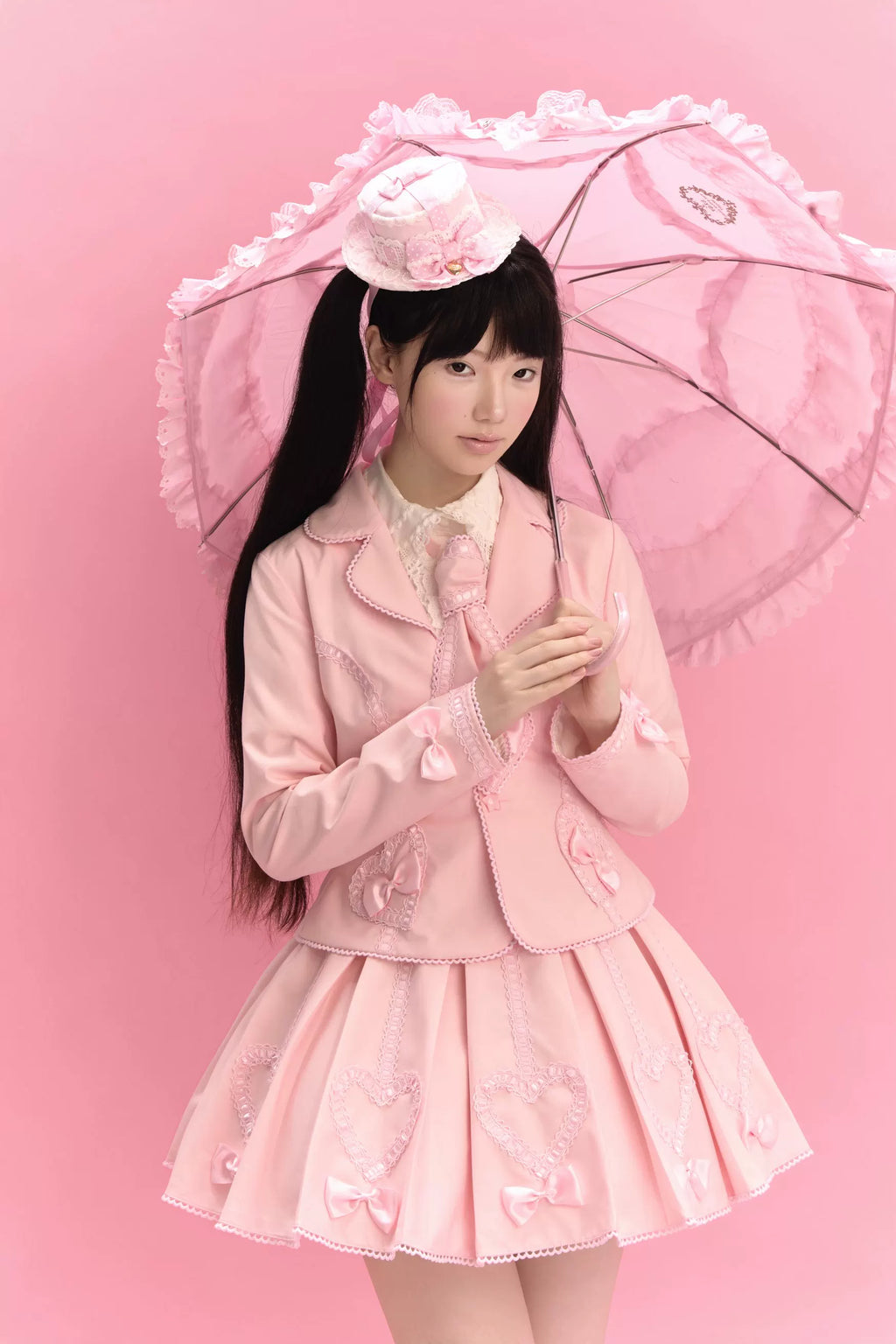 Promise After Class - Old School Lolita Fitted Blazer & Pleated Skirt Set - image 1