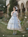 Lemon Soda Lolita JSK Long Dress Set - image 6