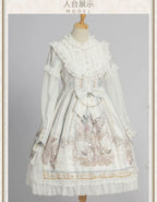 Chiffon Classic Lolita OP Dress, Long Sleeve - image 13