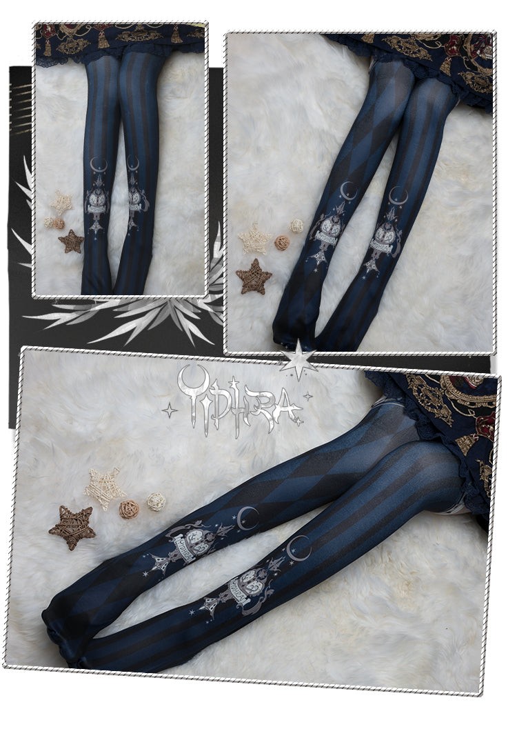 Midnight Circus - Argyle Printed Lolita Tights - image 8