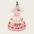 Peach Berry Charm - Sweet Lolita OP Dress and Accessories - image 10