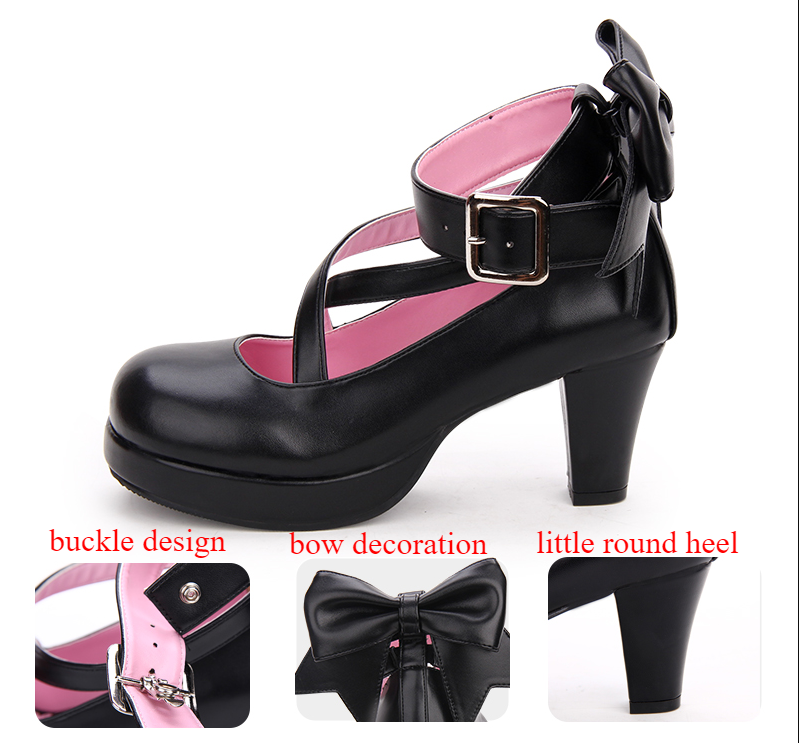 Elegant Princess Lolita Heels Shoes - image 4