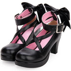 Elegant Princess Lolita Heels Shoes - image 1