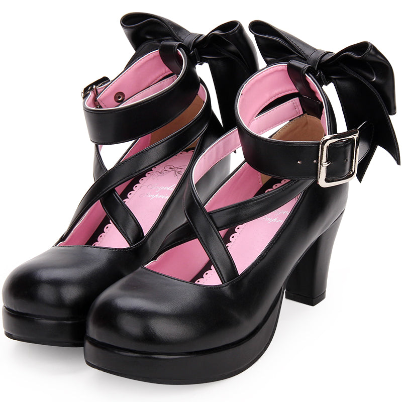 Elegant Princess Lolita Heels Shoes - image 1