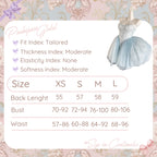 POSHEPOSE - Ballet Swan Grace Dress - official POSHEPOSE size chart