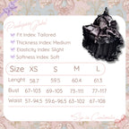 POSHEPOSE - Obsidian Princess Dress - official POSHEPOSE size chart