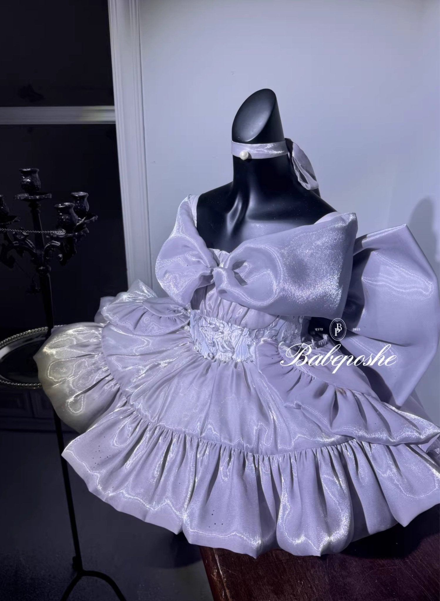 POSHEPOSE - Shining Moon Silver Dress - POSHEPOSE image 10