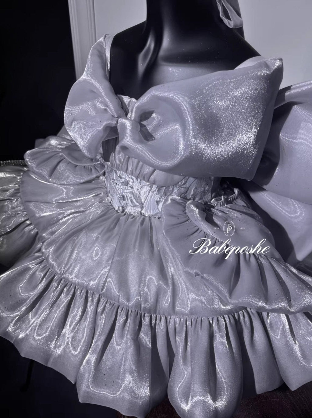 POSHEPOSE - Shining Moon Silver Dress - POSHEPOSE image 11