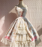 Peacock Cross - Printed Winter Classic Lolita JSK - image 7