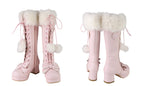Elegant Winter Lolita Bow Boots - image 11