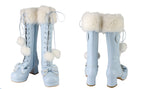 Elegant Winter Lolita Bow Boots - image 13