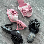 Pink Hime Lolita Slingback Heels - image 4