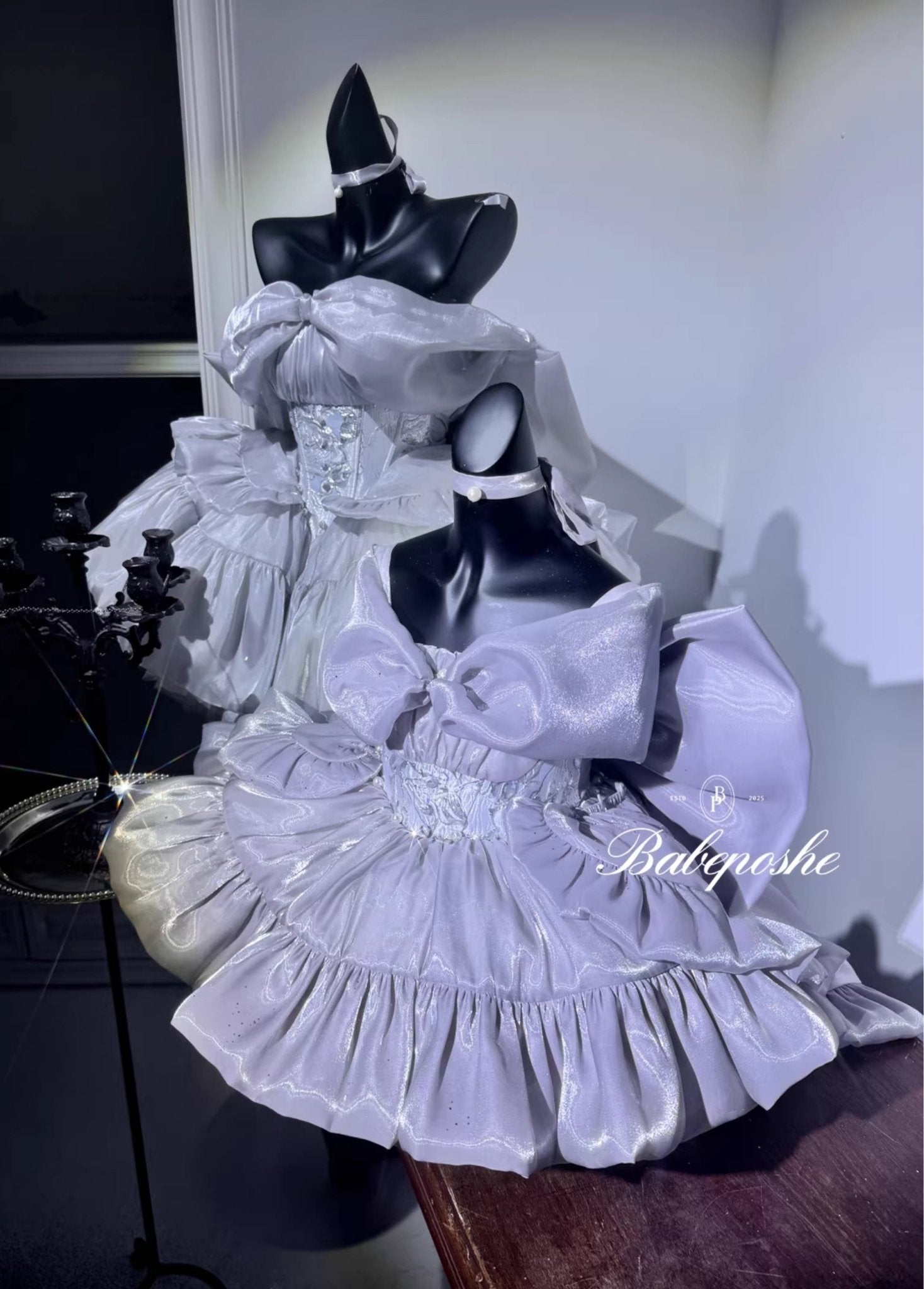 POSHEPOSE - Shining Moon Silver Dress - POSHEPOSE image 6