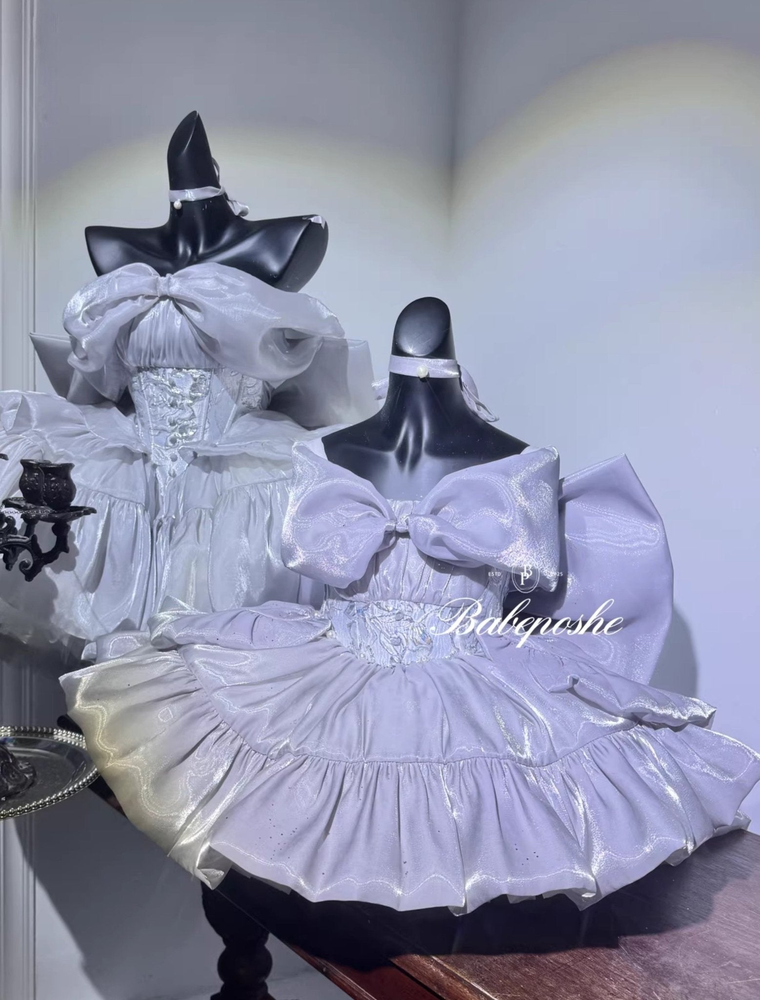 POSHEPOSE - Shining Moon Silver Dress - POSHEPOSE image 5
