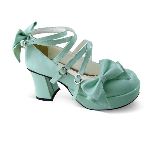 Lolita Bow Strap Shoes, Multicolors - image 45