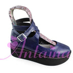 Punk Lolita High Platform Ankle-Strap Shoes - image 42