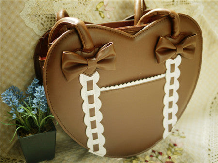 Satin Bridge - Heart-shape Lolita Bag - image 24