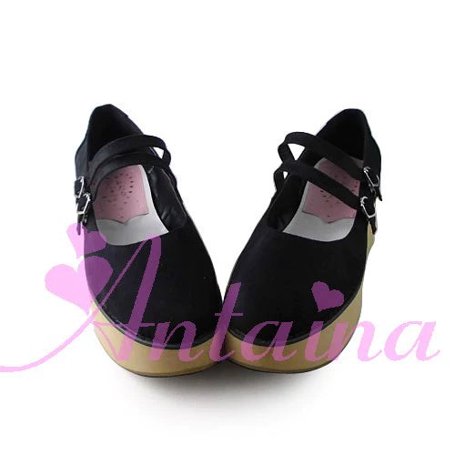 Punk Lolita High Platform Ankle-Strap Shoes - image 53