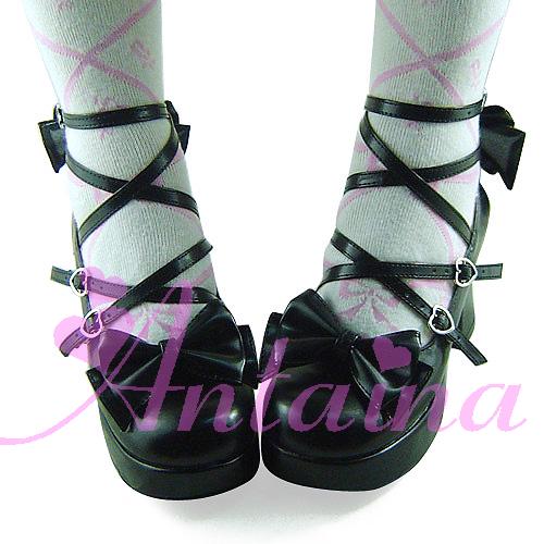 Lolita Bow Strap Shoes, Multicolors - image 44