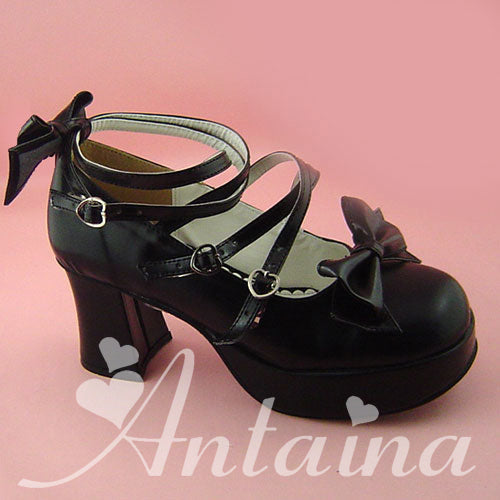 Lolita Bow Strap Shoes, Multicolors - image 58