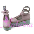 Punk Lolita High Platform Ankle-Strap Shoes - image 37