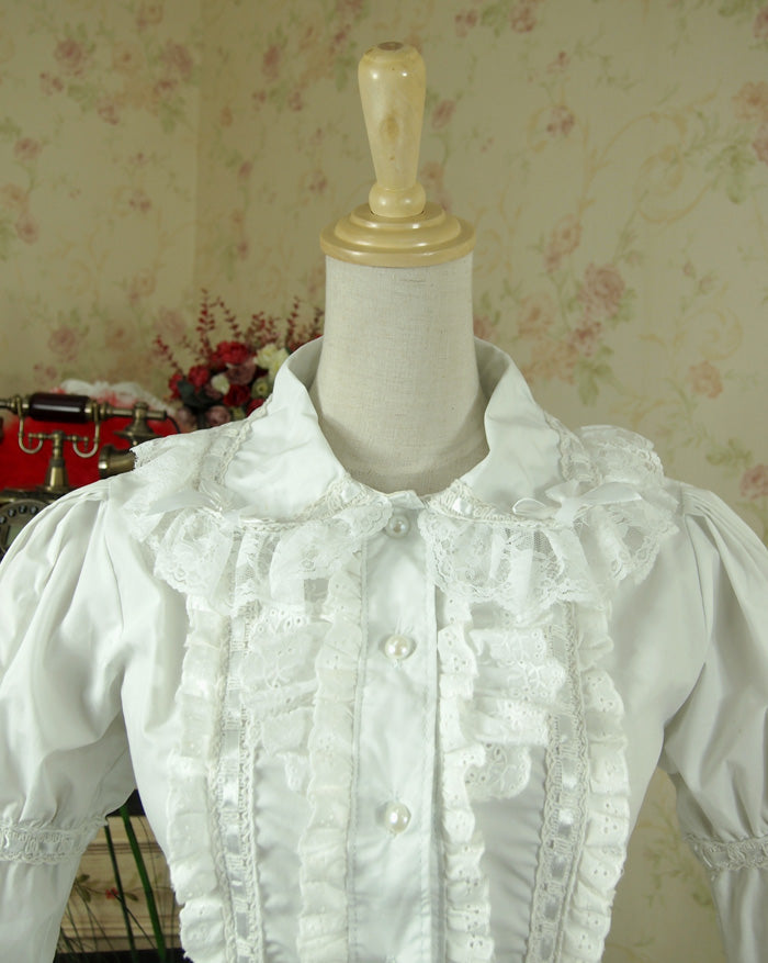 Retro Lolita Princess Winter Shirt - image 9