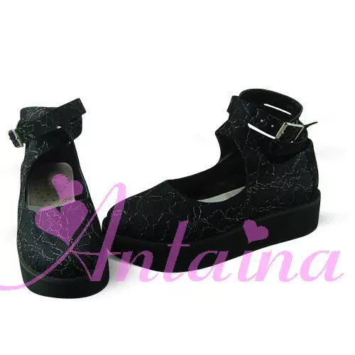 Punk Lolita High Platform Ankle-Strap Shoes - image 45