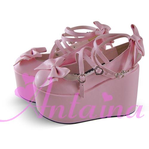 Lolita Bow Platform Shoes Multiple Colors - image 23