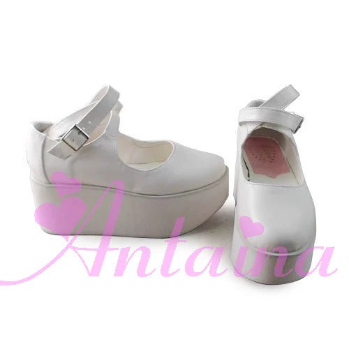 Punk Lolita High Platform Ankle-Strap Shoes - image 10