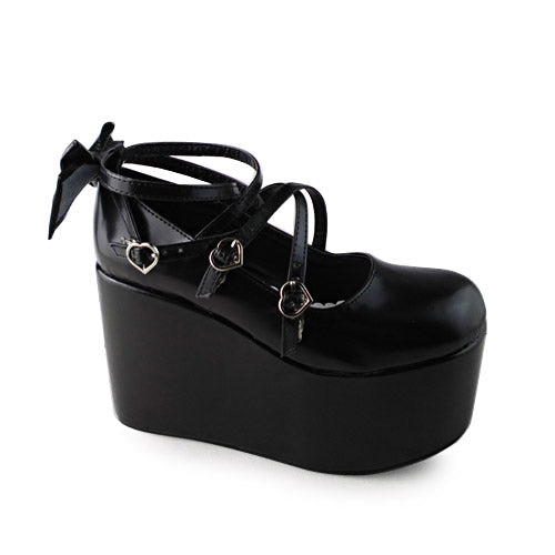 Lolita Bow Platform Shoes Multiple Colors - image 6