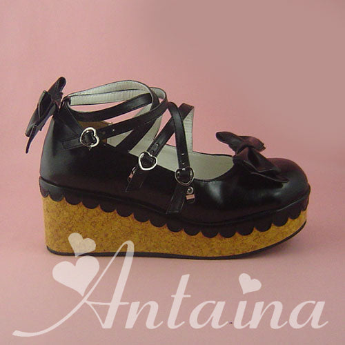 Lolita Bow Platform Shoes Multiple Colors - image 30