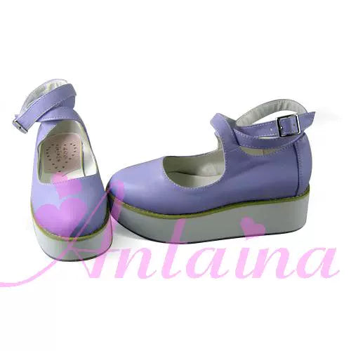 Punk Lolita High Platform Ankle-Strap Shoes - image 31