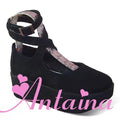 Punk Lolita High Platform Ankle-Strap Shoes - image 57