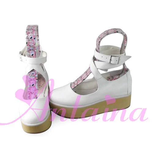 Punk Lolita High Platform Ankle-Strap Shoes - image 12
