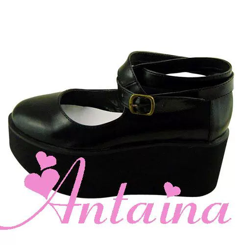 Punk Lolita High Platform Ankle-Strap Shoes - image 67