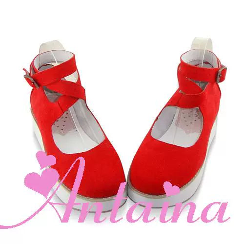 Punk Lolita High Platform Ankle-Strap Shoes - image 19