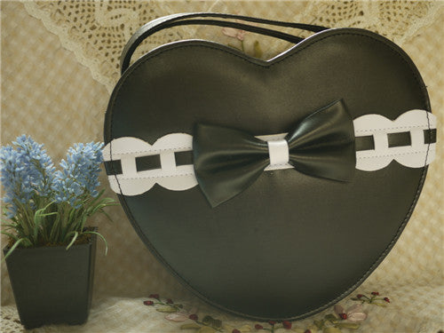 Cute Heart-Shaped Lolita Bag - image 2