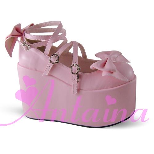 Lolita Bow Platform Shoes Multiple Colors - image 7