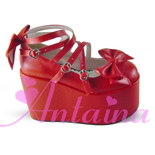 Lolita Bow Platform Shoes Multiple Colors - image 8