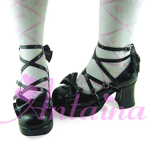 Lolita Bow Strap Shoes, Multicolors - image 43