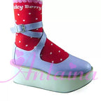 Punk Lolita High Platform Ankle-Strap Shoes - image 26