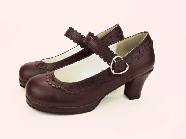 Sweet Lolita Heel Shoes Butterfly Bow Shoes - image 10