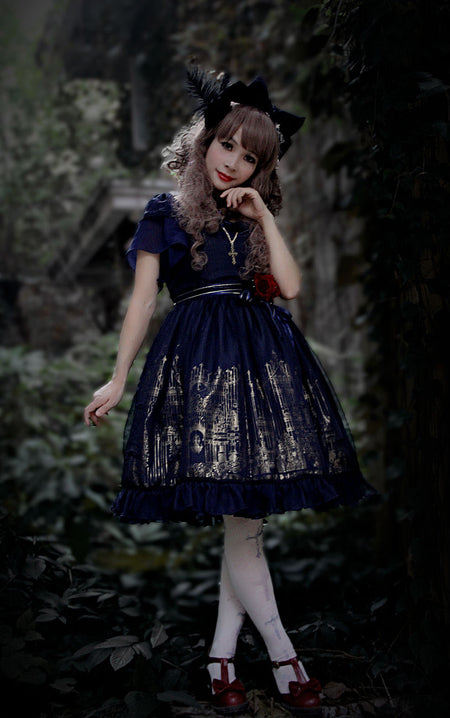 Rose Sanctuary - Gothic Lolita Bonnet - image 11
