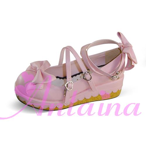 Lolita Bow Platform Shoes Multiple Colors - image 5