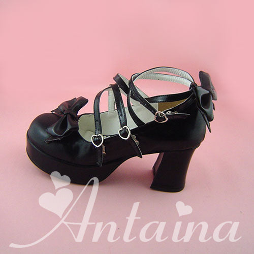 Lolita Bow Strap Shoes, Multicolors - image 59